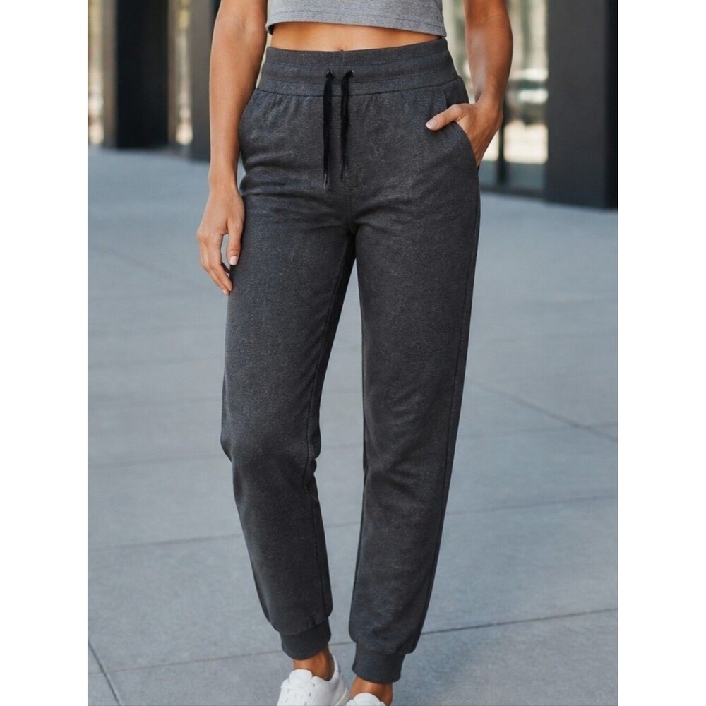 32 Degrees Heat Dark Gray Joggers Sweatpants Medium Athleisure Loungewear Cozy